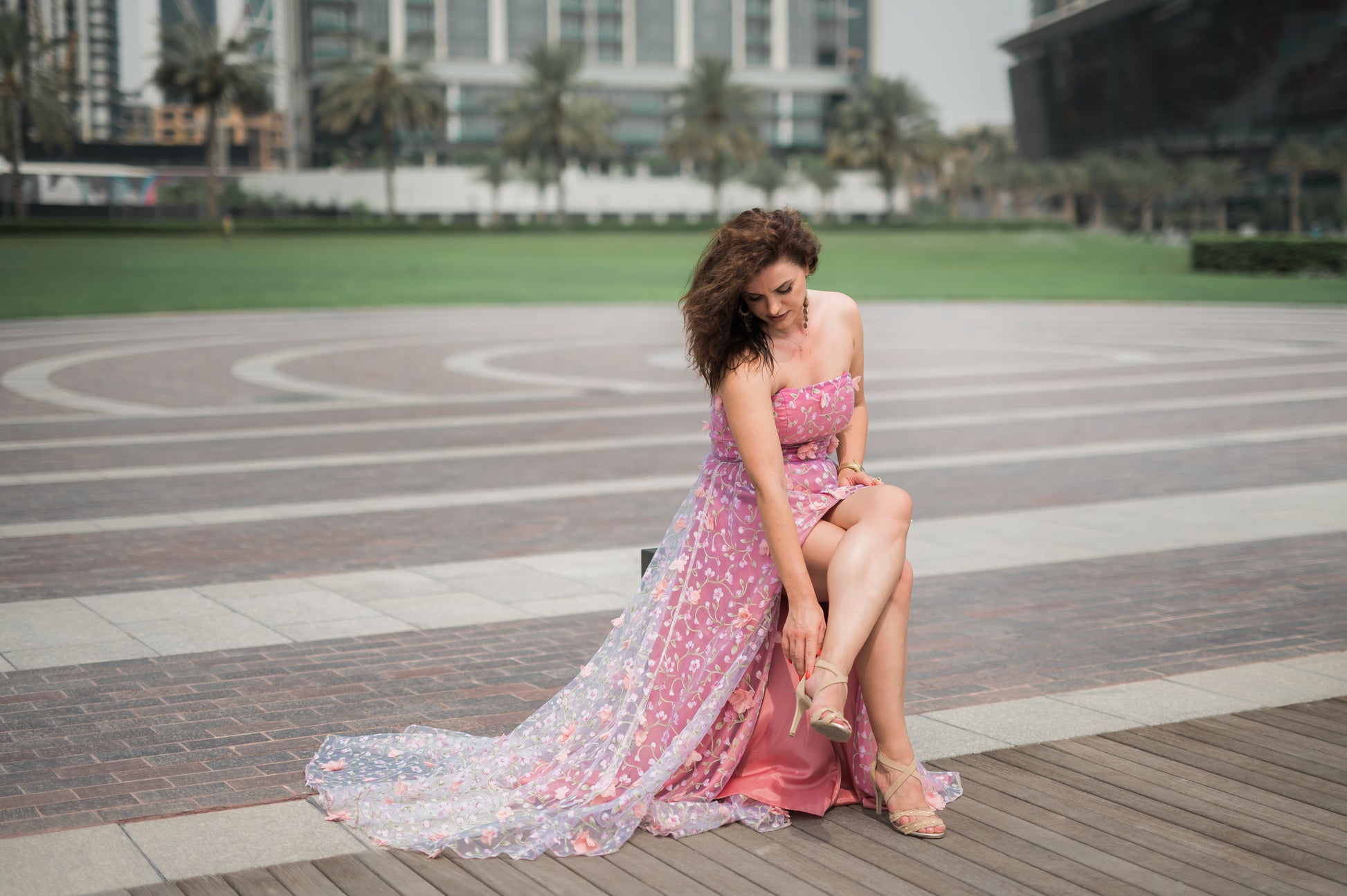 Blush Bloom Gown – Dubai Capsule Collection