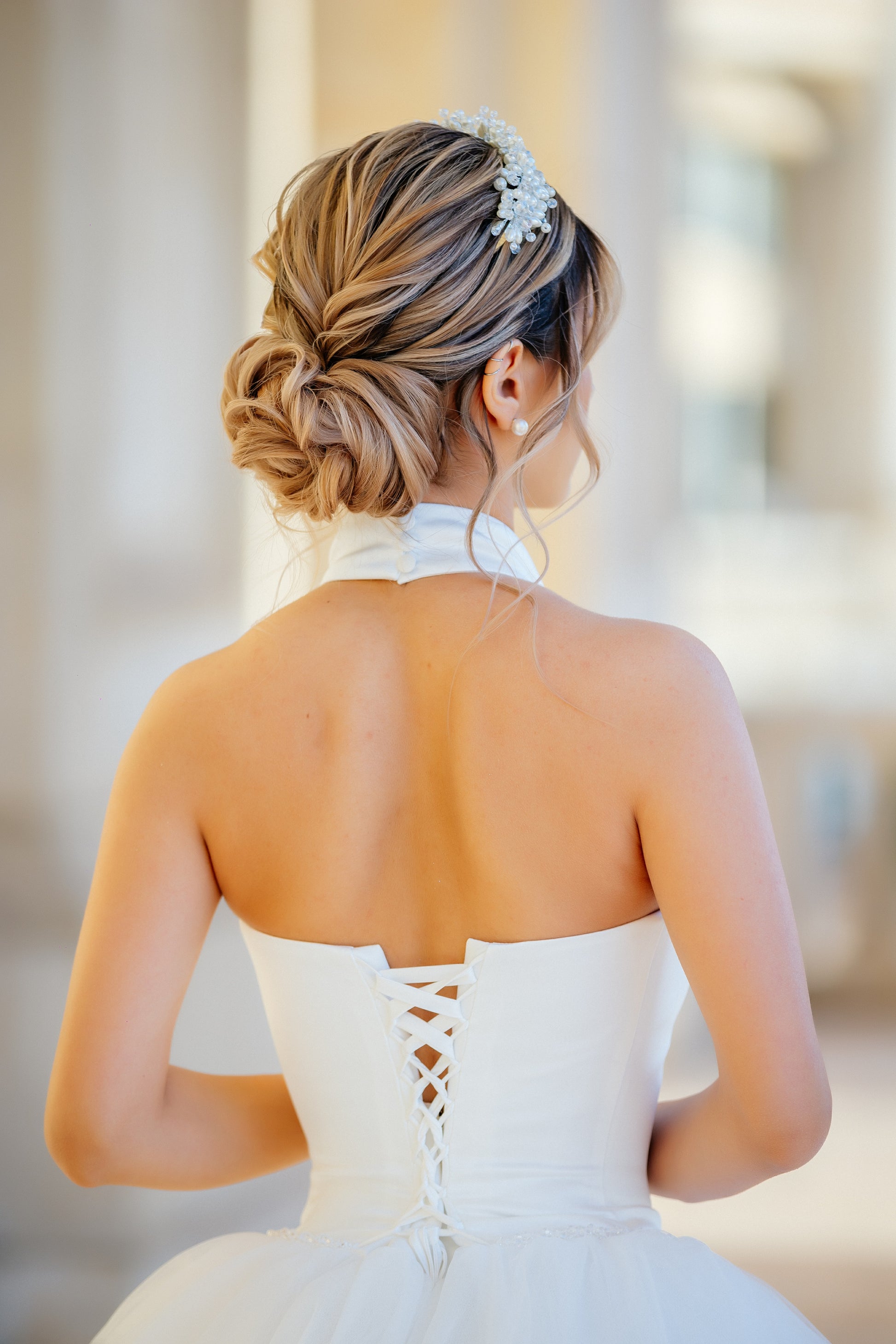 Classic Princess A line bride dress